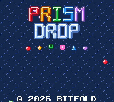 Prism Drop title screen