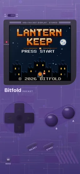 Lantern Keep on the Atomic edition, with the dot-matrix screen