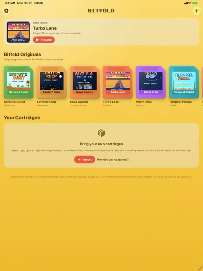 The library on iPad